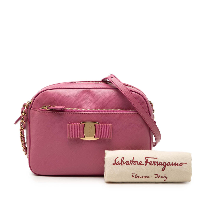 Leather Vara Bow Lydia Camera Bag - Image 7