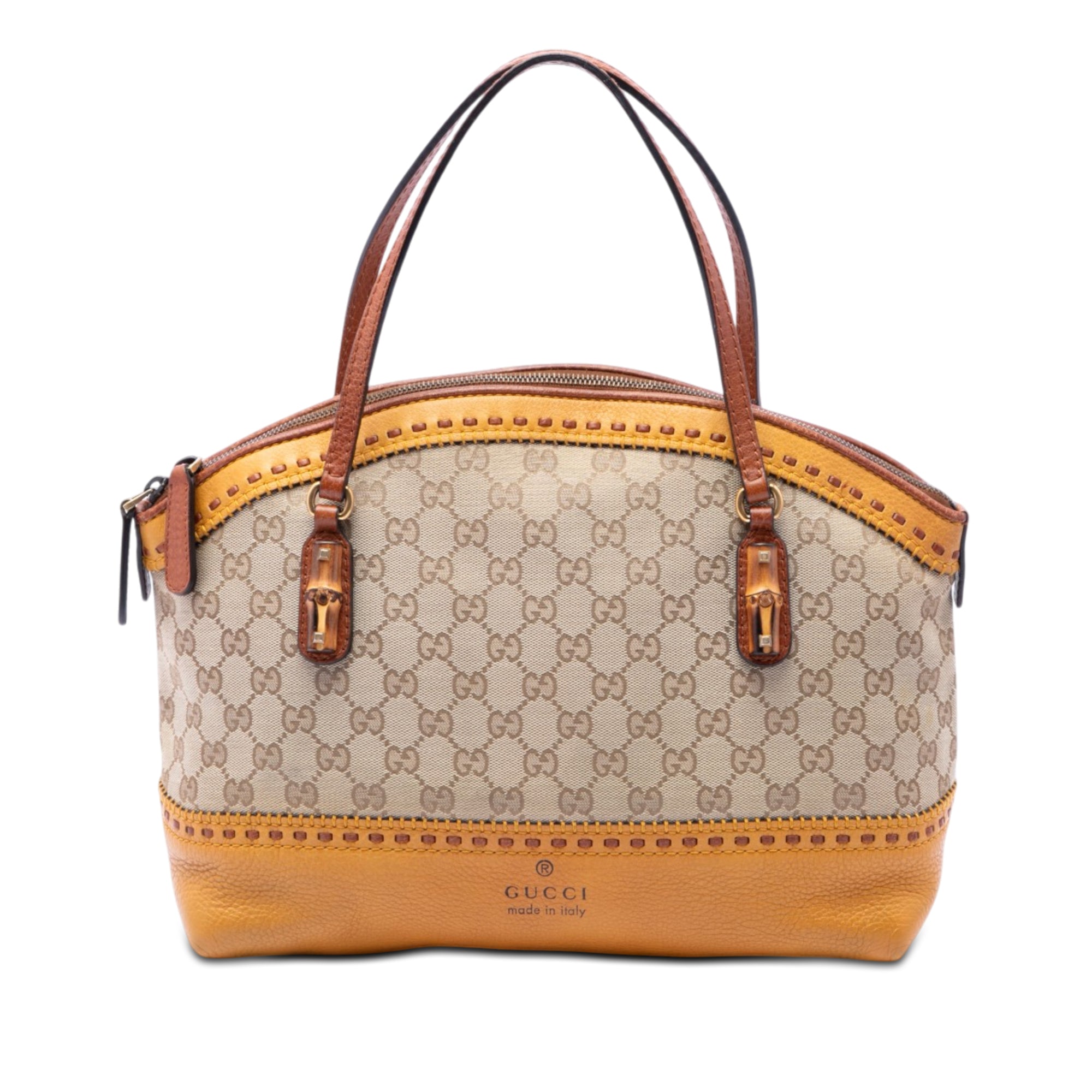 GG Canvas Laidback Crafty Handbag - Image 1
