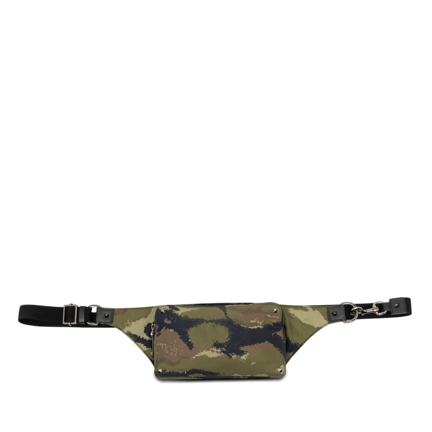 Nylon Rockstud Camouflage Belt Bag - Image 1