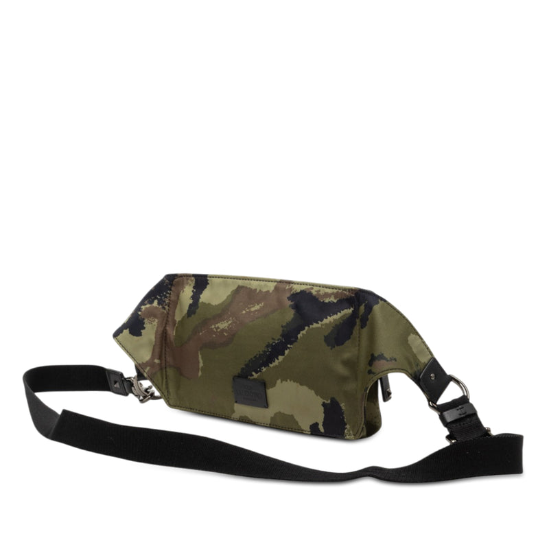 Nylon Rockstud Camouflage Belt Bag - Image 2