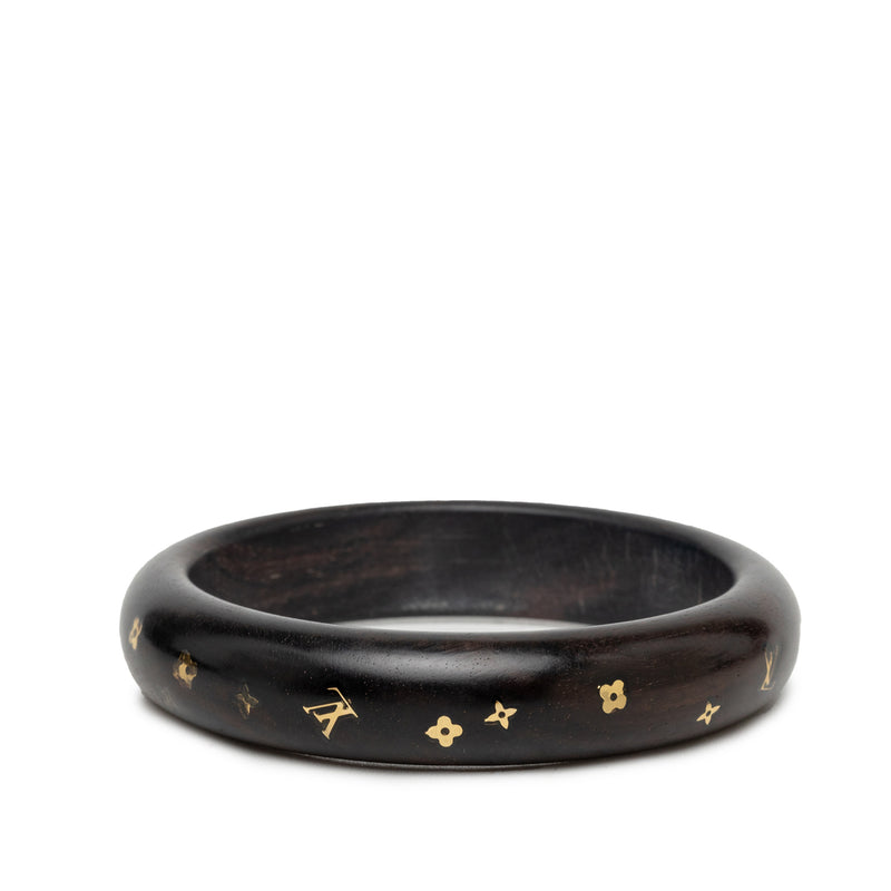 Monogram Tiger Wood Brass Sylvania Bangle - Image 2