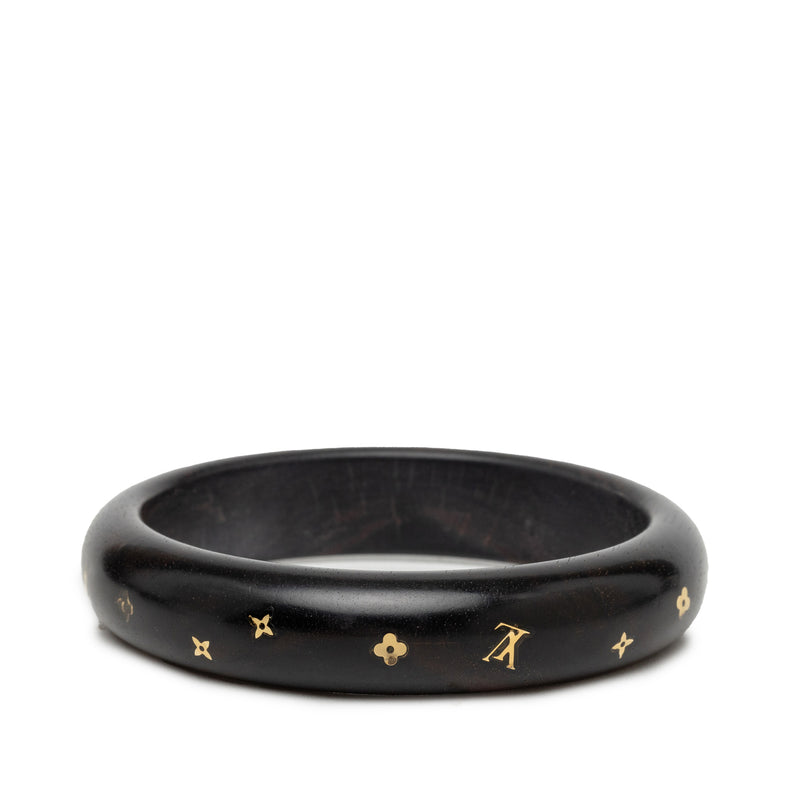 Monogram Tiger Wood Brass Sylvania Bangle - Image 3