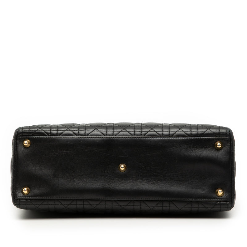 Large Lambskin Cannage Lady Dior - Image 3