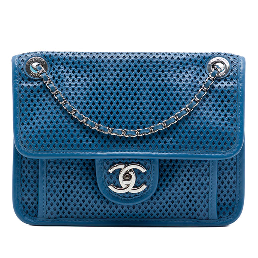Small Perforated Calfskin Up In The Air Flap - Image 1