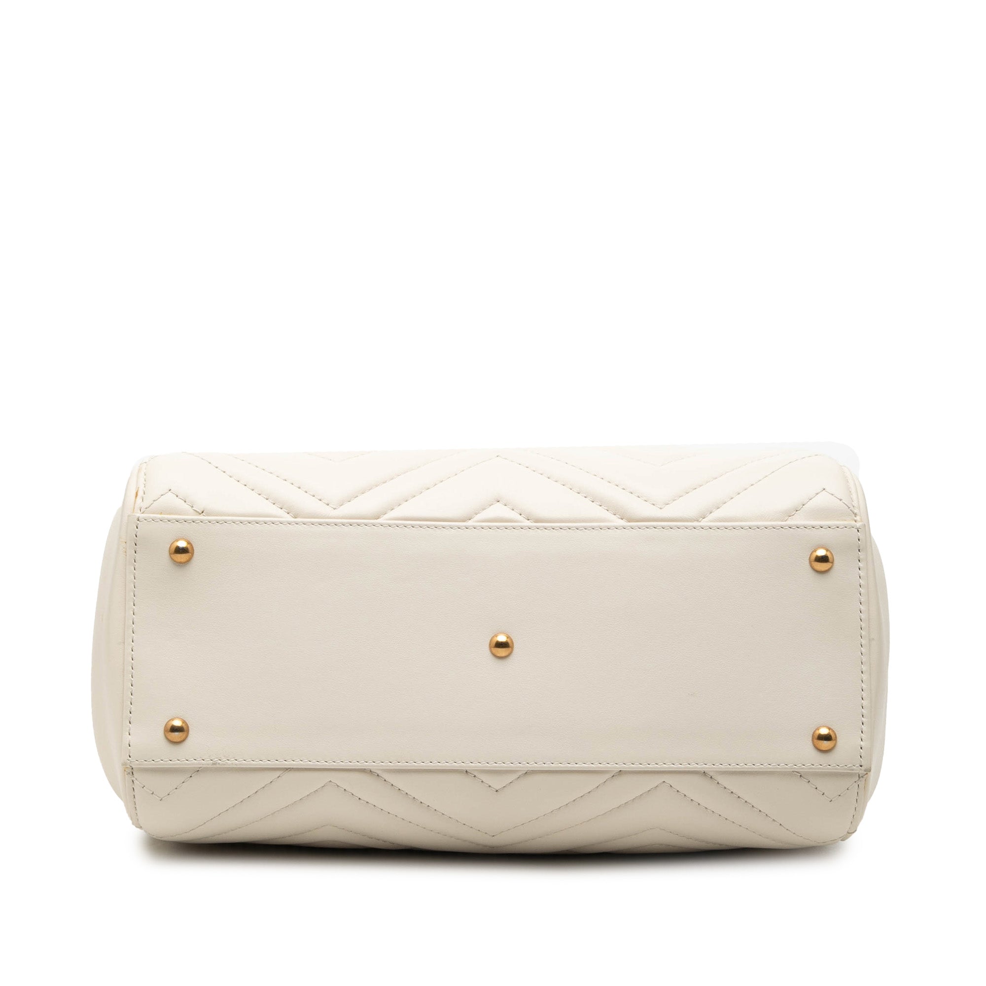 Small GG Marmont Matelasse Calfskin Satchel - Image 3
