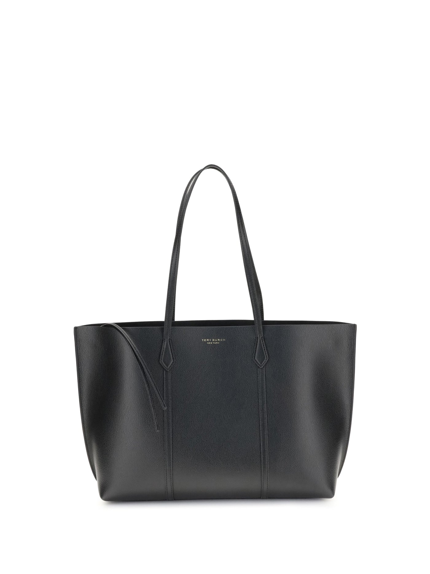 Tory Burch Tote Bag — Black Calf Leather Bos Taurus
