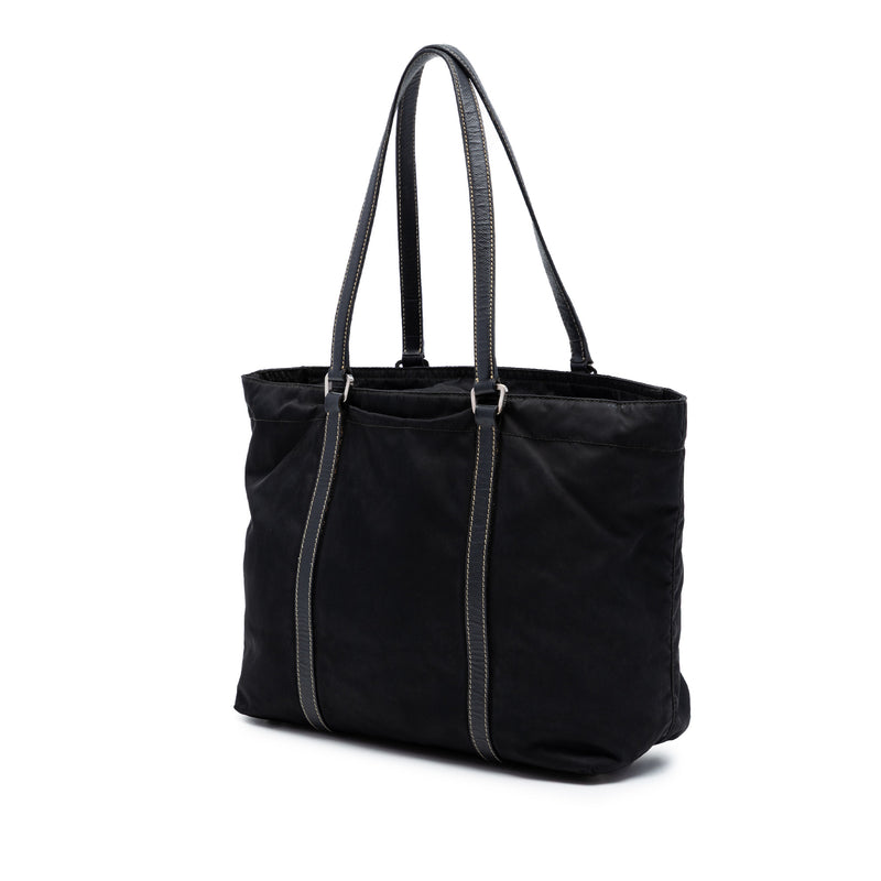 Saffiano Trimmed Tessuto Tote - Image 2
