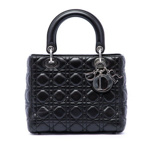 Medium Lambskin Cannage Lady Dior - Image 1