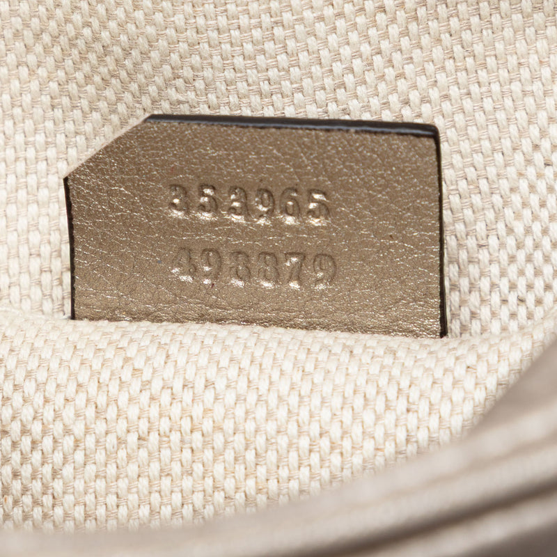 Mini Metallic Pebbled Calfskin Soho Chain Crossbody - Image 6