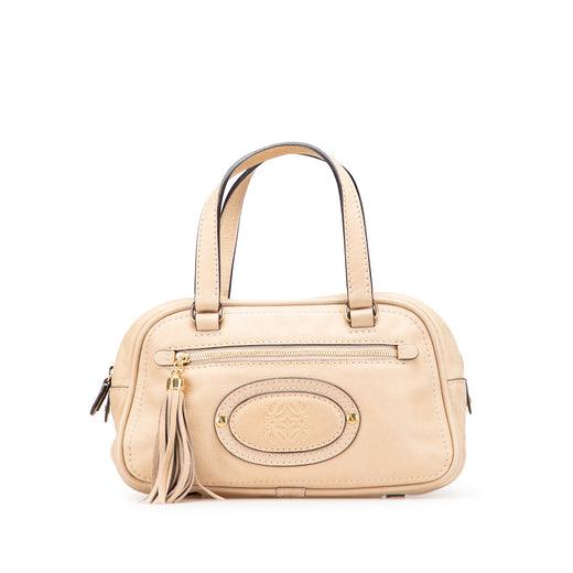 Mini Anagram Leather Tassel Handbag - Image 1