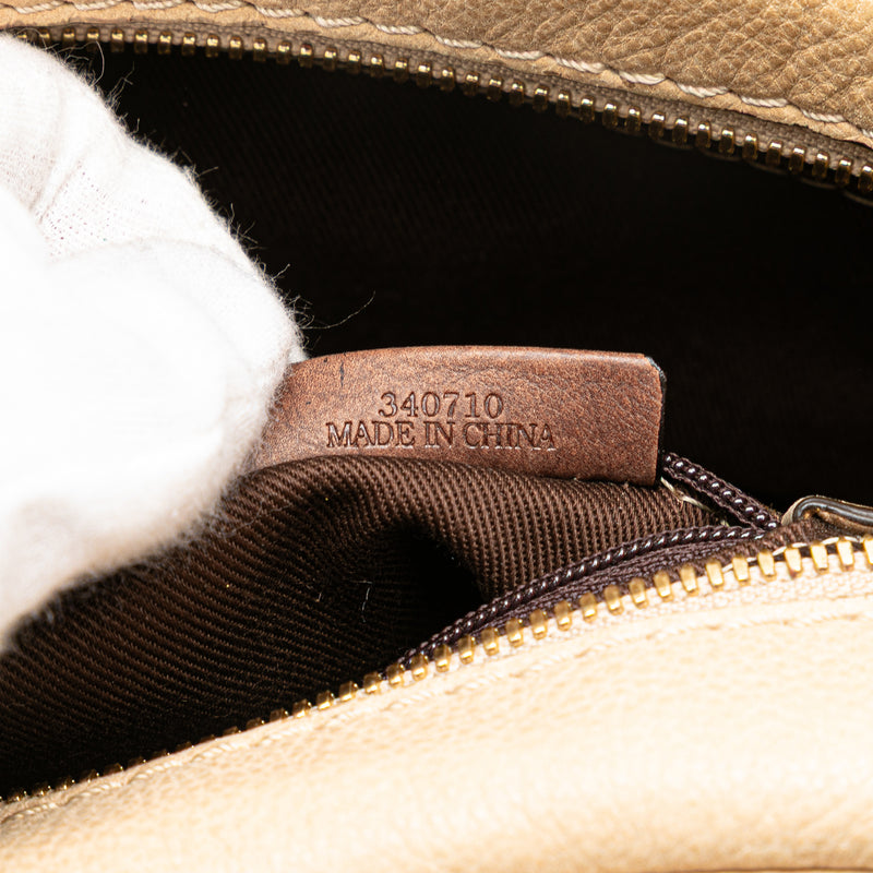 Mini Anagram Leather Tassel Handbag - Image 6