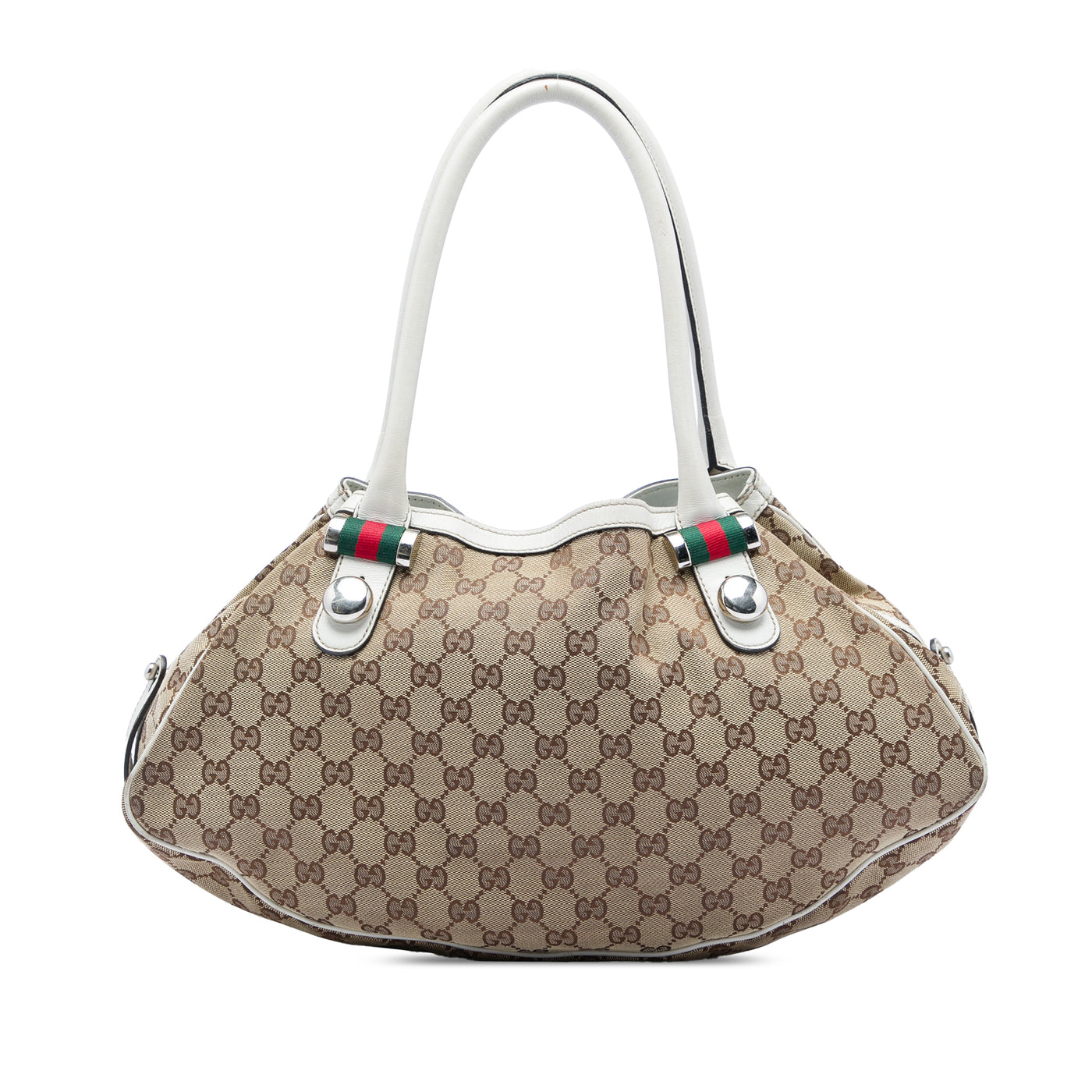 GG Canvas Web Match Ball Tote - Image 1