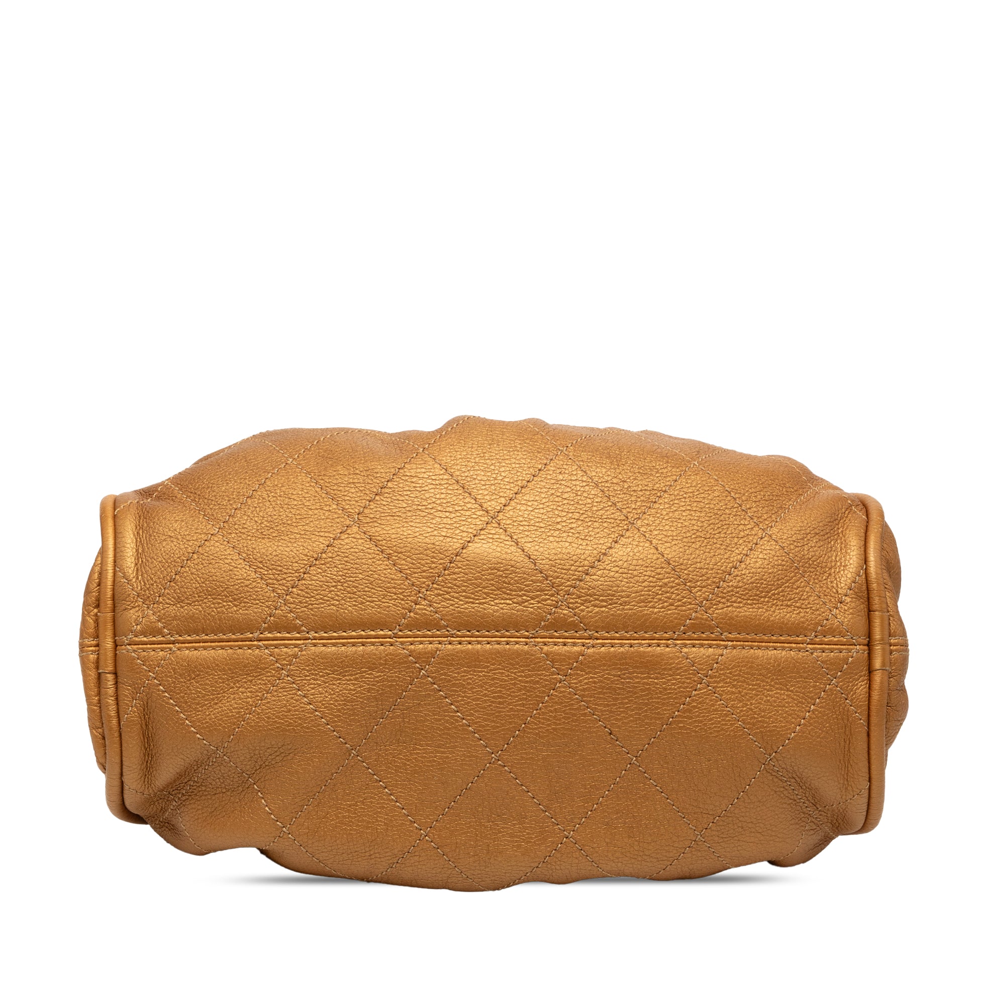 Small Quilted Metallic Calfskin Le Marais Bowler Bag - Image 3