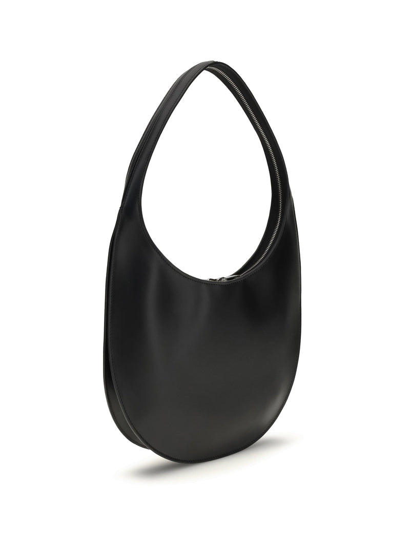 Coperni Swipe Shoulder Bag — Black Calf Leather Bos Taurus