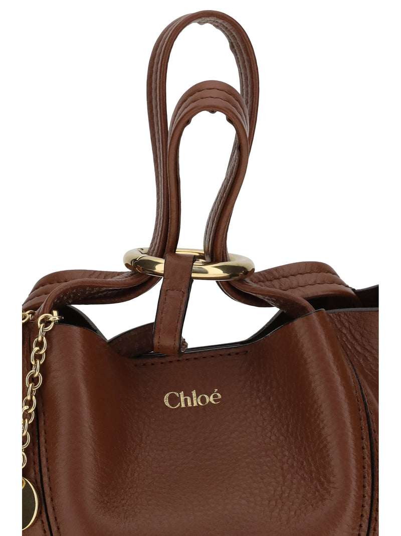 Chloé Shoulder Bag — Brown Calf Leather Bos Taurus