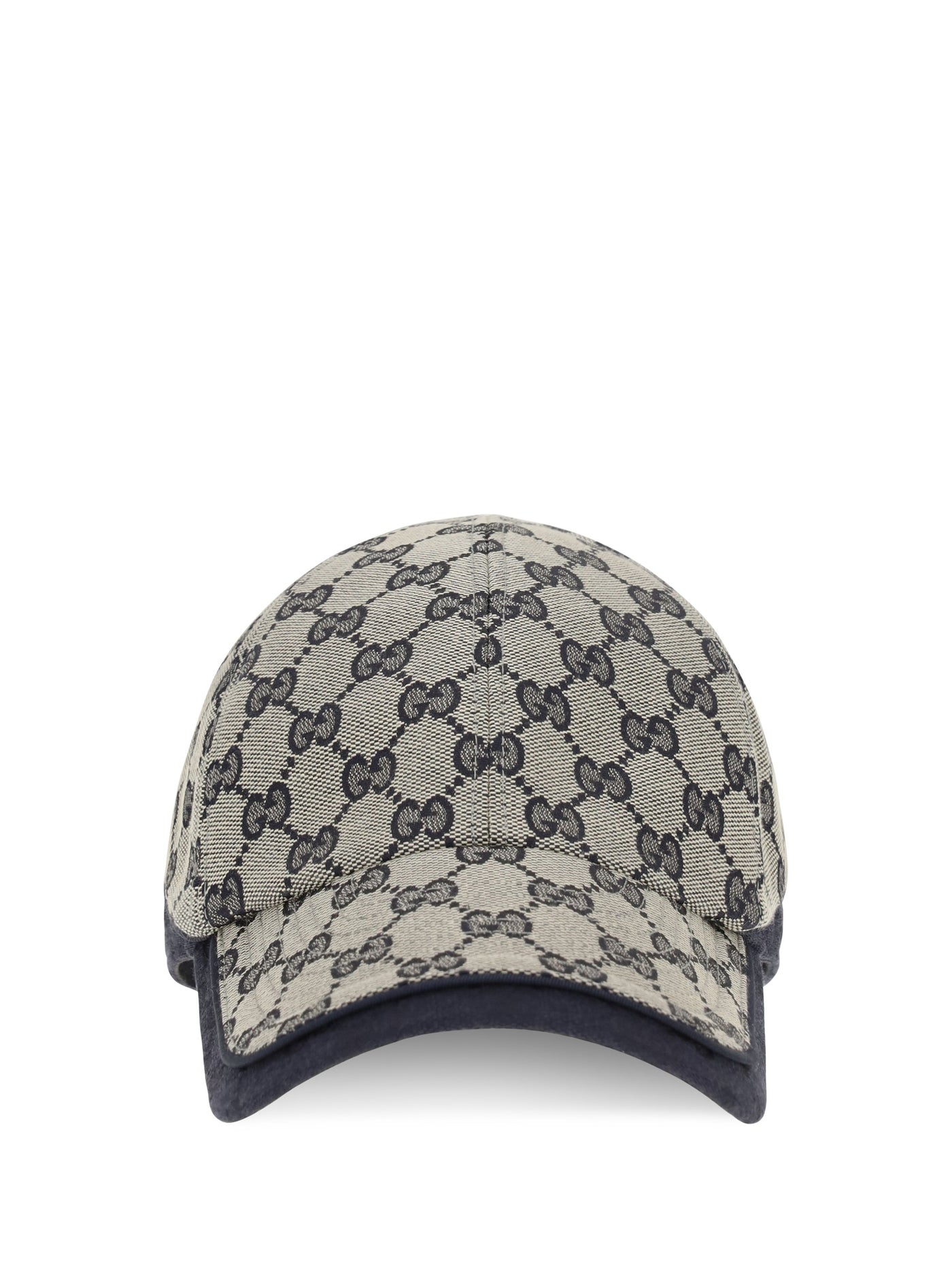 Gucci A001i24hbk4 Gg-Monogram Cotton Baseball Cap — Blue Polyester; Cotton; Polyamide Caps
