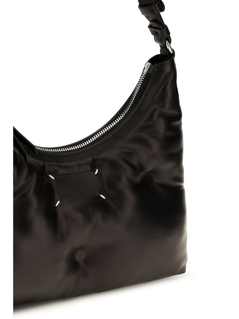 Maison Margiela Glam Slam Shoulder Bag — Black Lamb Leather