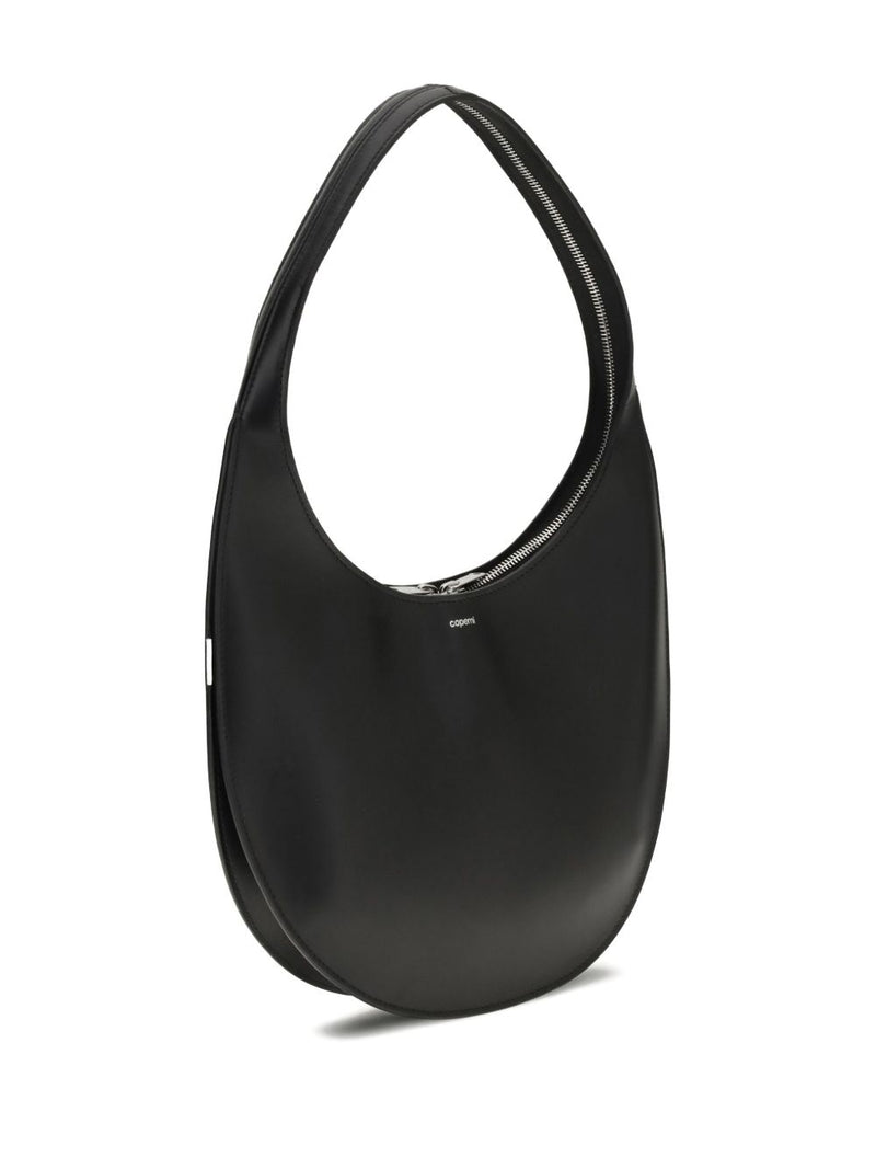 Coperni Shoulder Bag — Black Leather