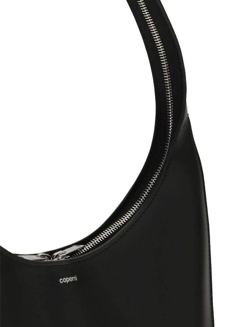 Coperni Shoulder Bag — Black Leather