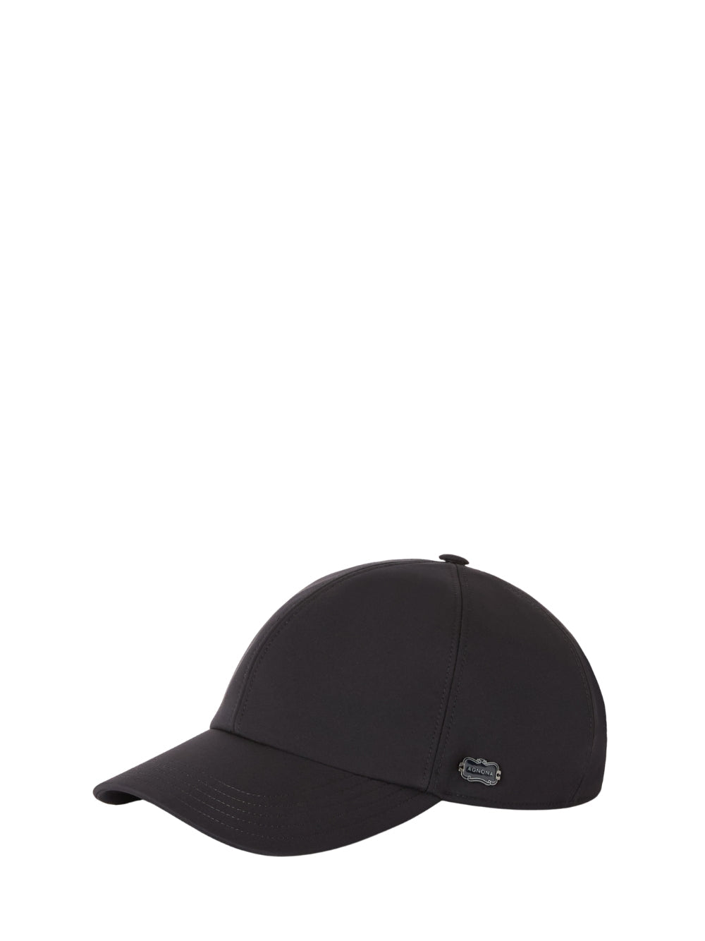 Agnona Ak09u2xu6020 Water-Repellent Polyamide Baseball Cap — Navy Caps