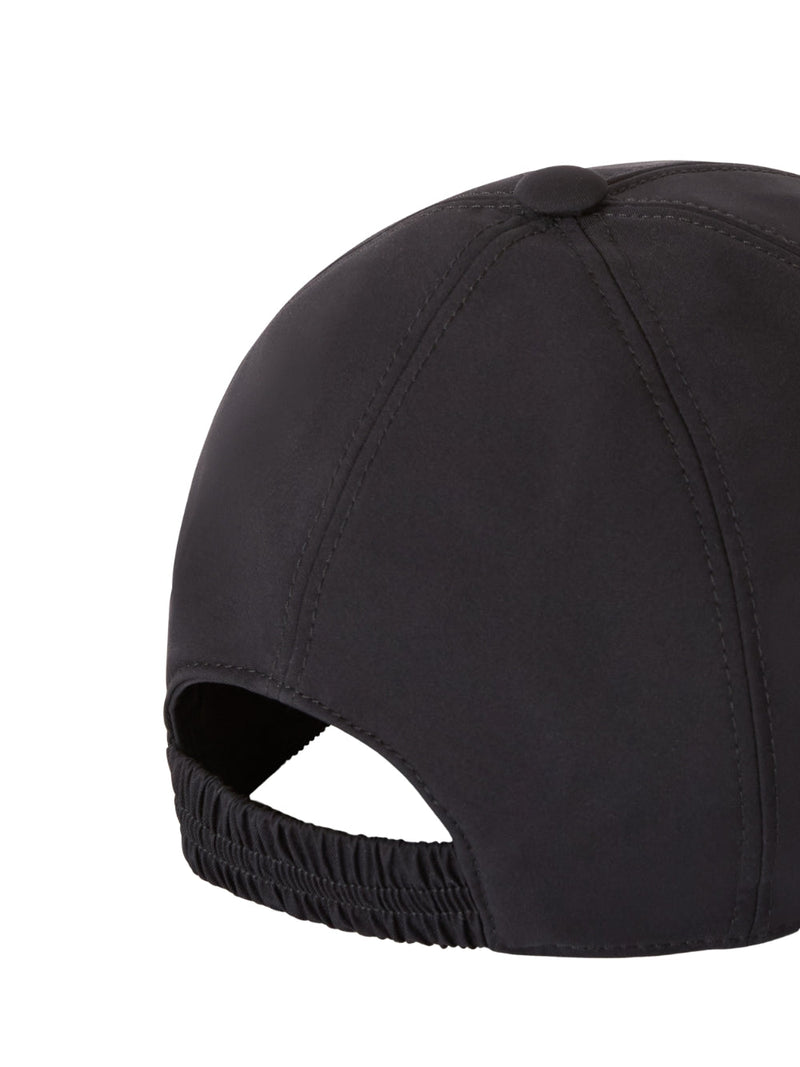 Agnona Ak09u2xu6020 Water-Repellent Polyamide Baseball Cap — Navy Caps