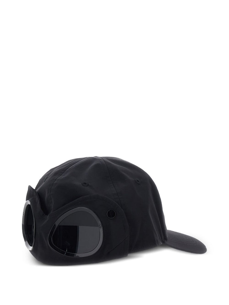 C.p. Company Rccmac748a110545a Baseball Cap — Black Polyamide Caps