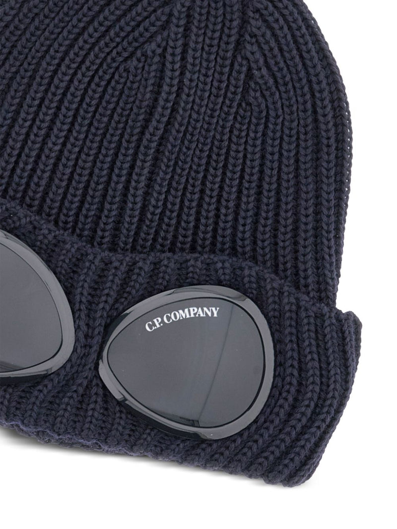 C.p. Company Rfcmac742a005509a Winter Hat — Navy Wool