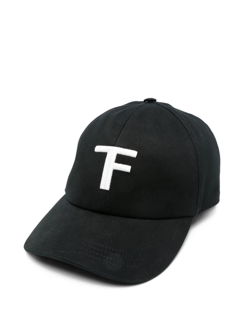 Tom Ford Mh005tcn061g Baseball Cap — Black Cotton Caps