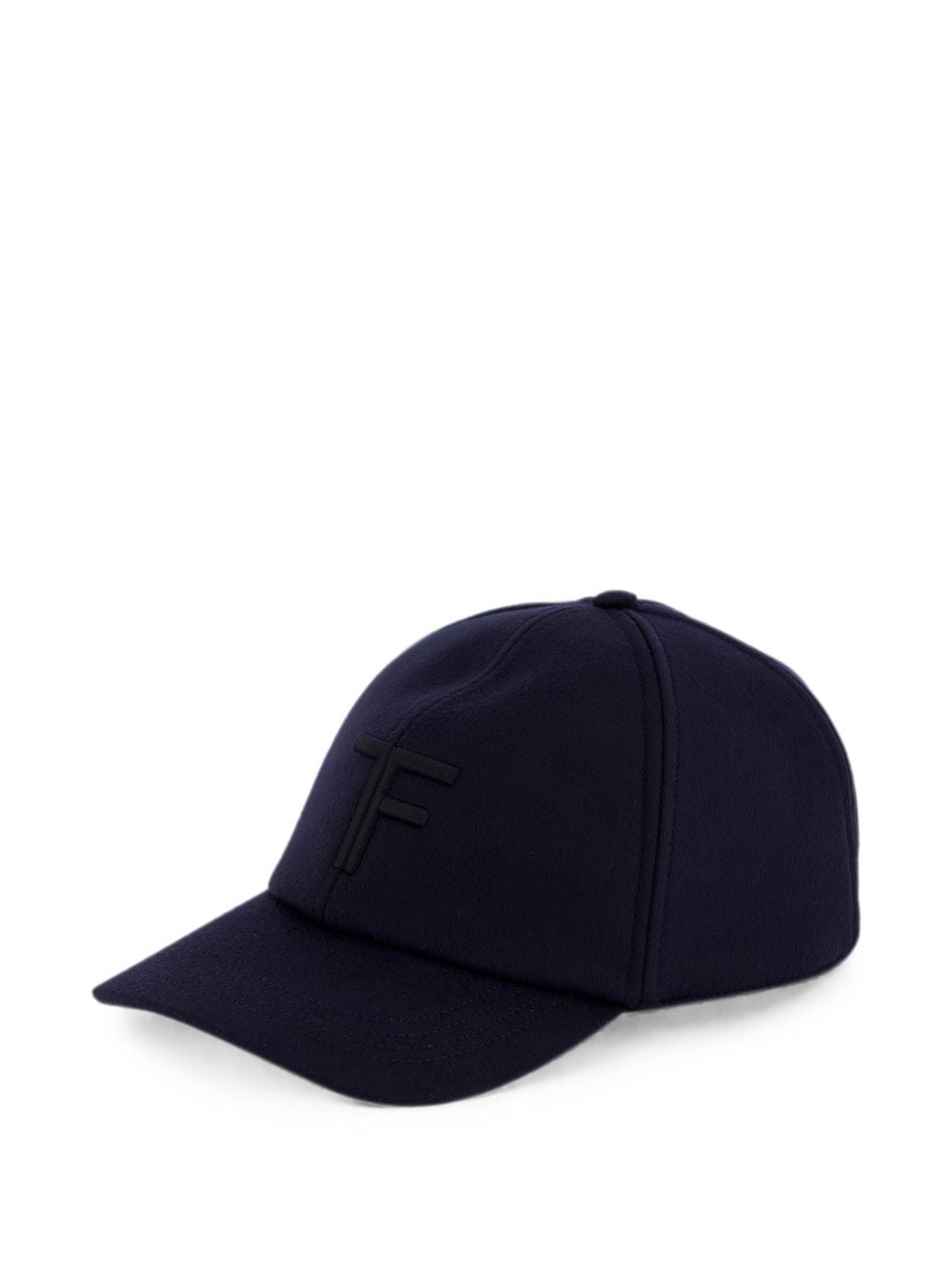 Tom Ford Mh005tcw003g Cashmere Baseball Cap — Navy Caps