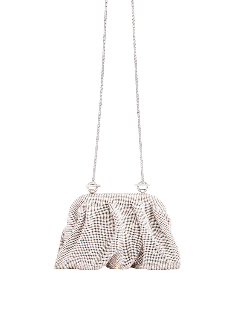 Benedetta Bruzziches Venus La Petite Clutch — Silver