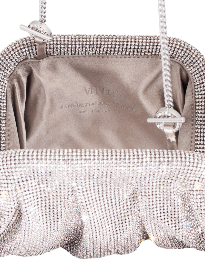 Benedetta Bruzziches Venus La Petite Clutch — Silver