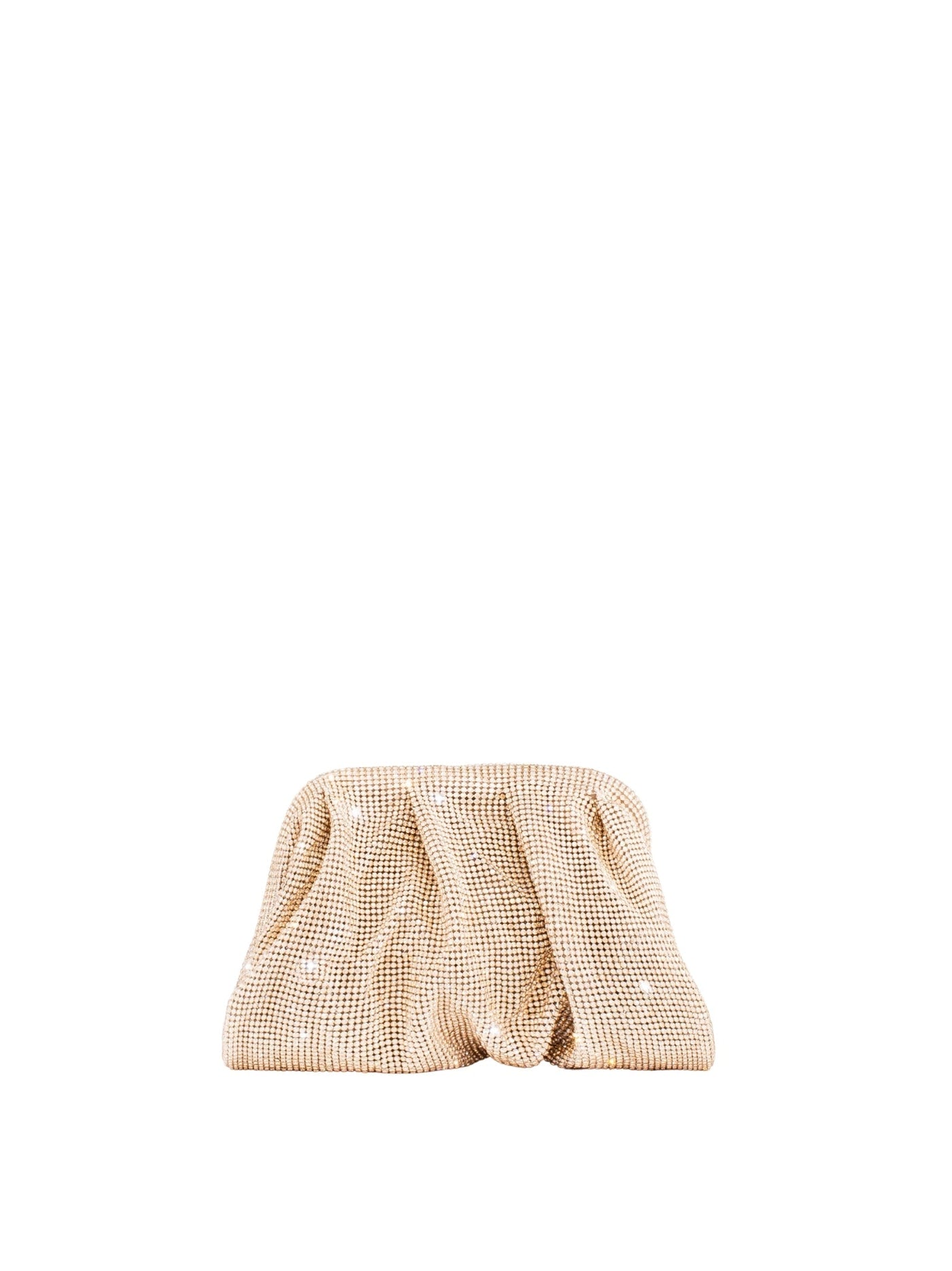 Benedetta Bruzziches Clutch — Gold Aluminium Mesh