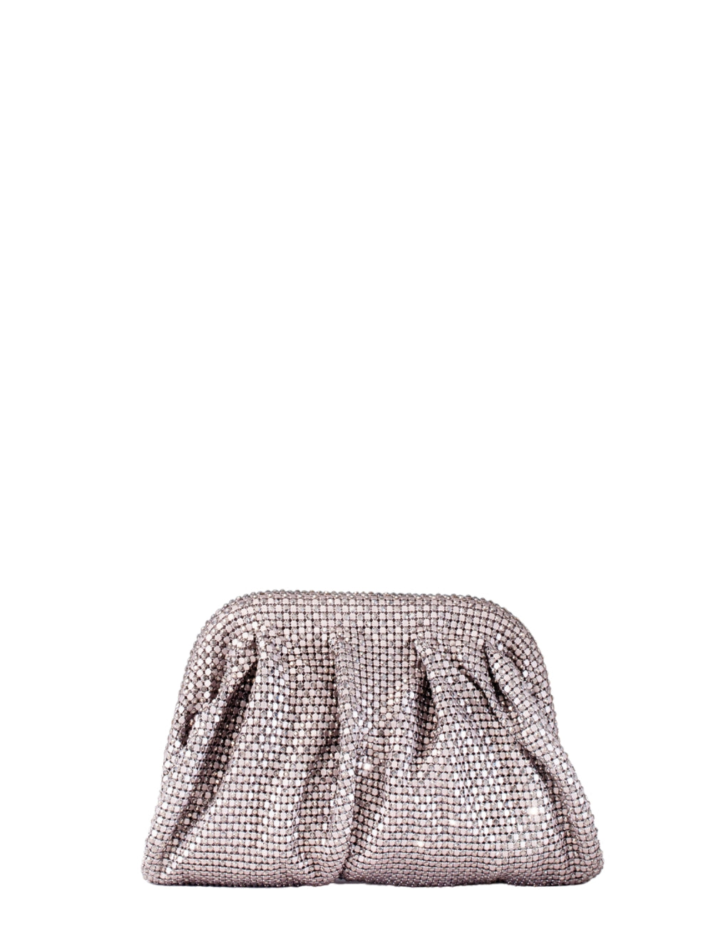 Benedetta Bruzziches Clutch — Silver Aluminium Mesh