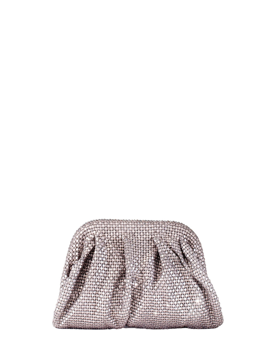 Benedetta Bruzziches Clutch — Silver Aluminium Mesh
