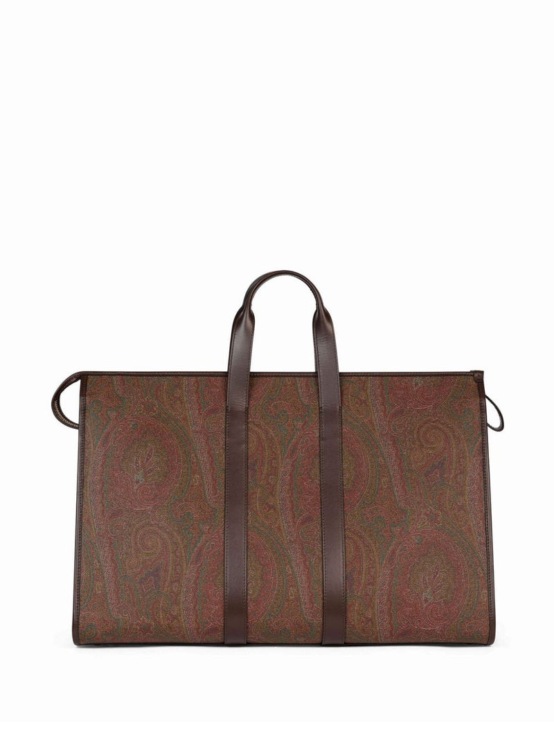 Etro Arnica Top Handle Bag — Brown