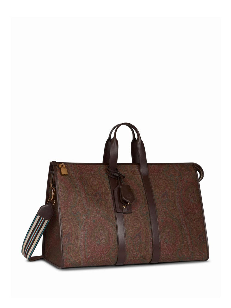 Etro Arnica Top Handle Bag — Brown