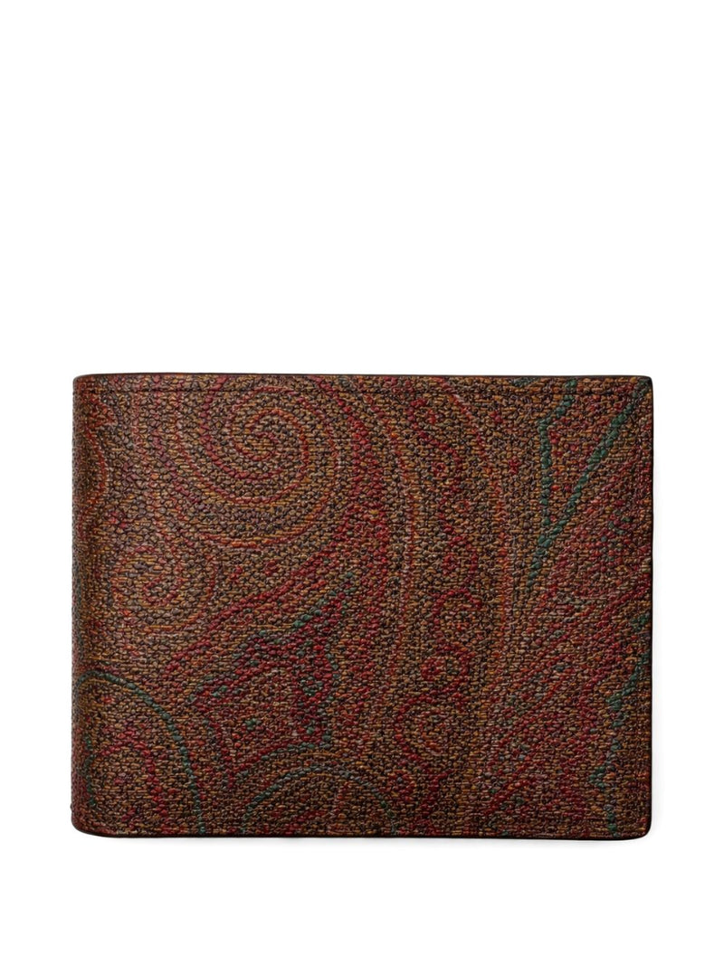 Etro Bifold Wallet — Brown