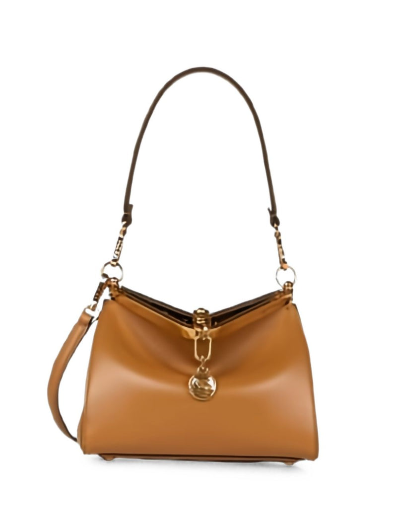 Etro Vela Shoulder Bag — Yellow Calf Leather