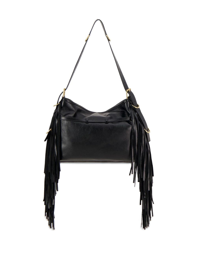 Givenchy Voyou Shoulder Bag — Black Calf Leather