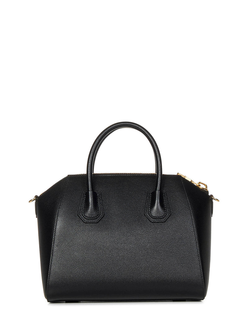 Givenchy Antigona Top Handle Bag — Black Calf Leather; Lining Cotton