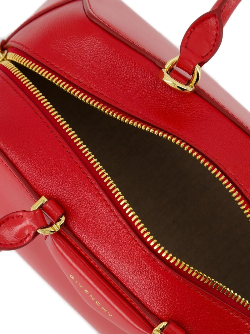 Givenchy Antigona East West Shoulder Bag — Red Calfskin; Lining: Cotton