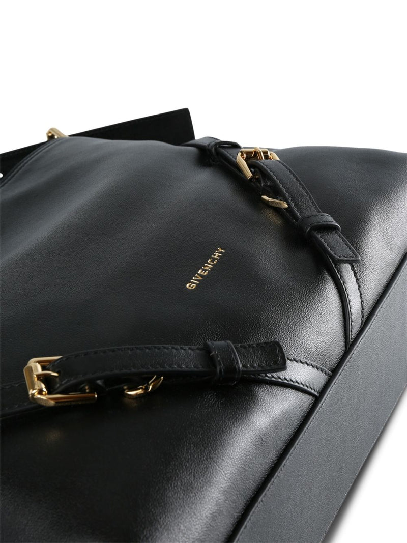Givenchy Voyou Shoulder Bag — Black Calfskin