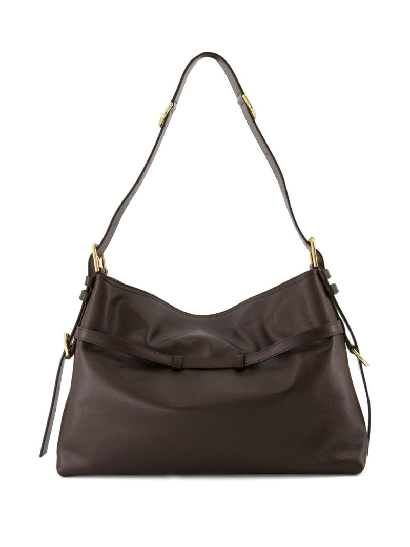 Givenchy Voyou Shoulder Bag — Brown Calfskin