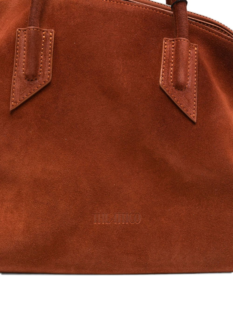The Attico La Passeggiata Tote Bag — Brown Calf Leather