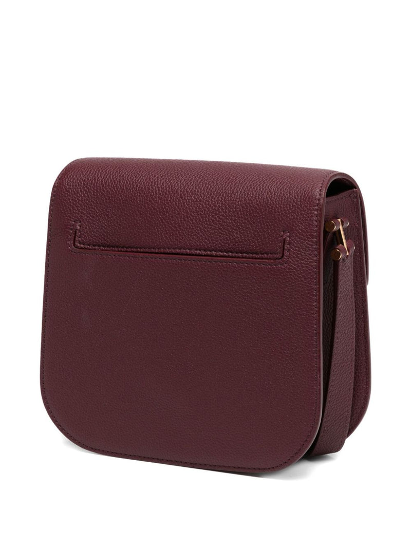 Tom Ford Shoulder Bag — Burgundy Calfskin (bos Taurus)