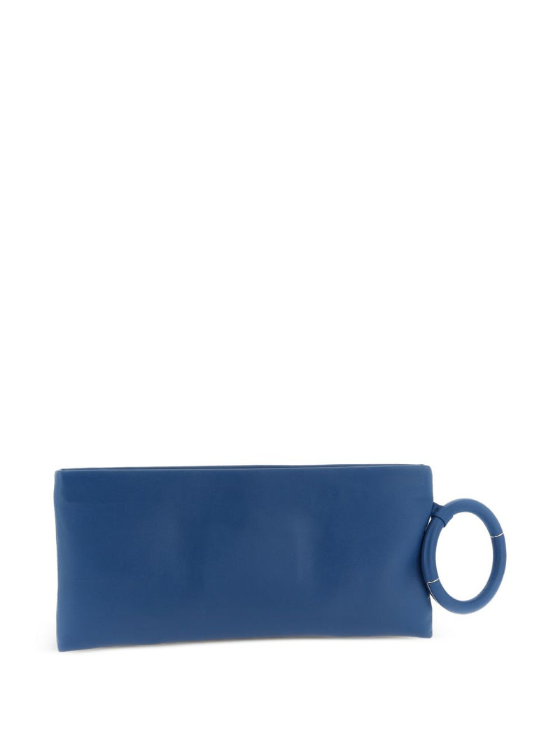 Tom Ford Sheepskin Wrist Loop Clutch — Blue