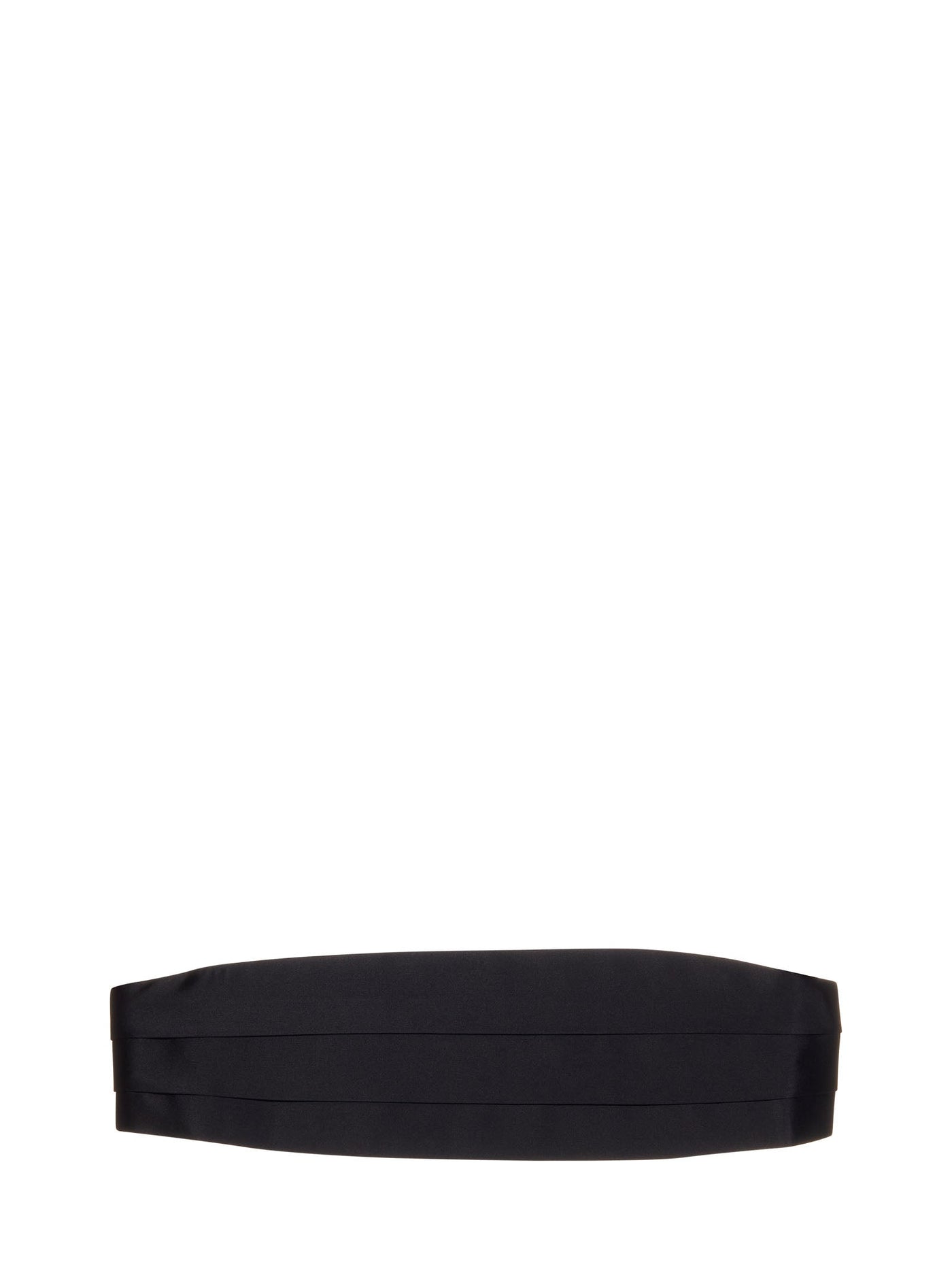 Tom Ford Pleated Silk Cummerbund — Black Belt