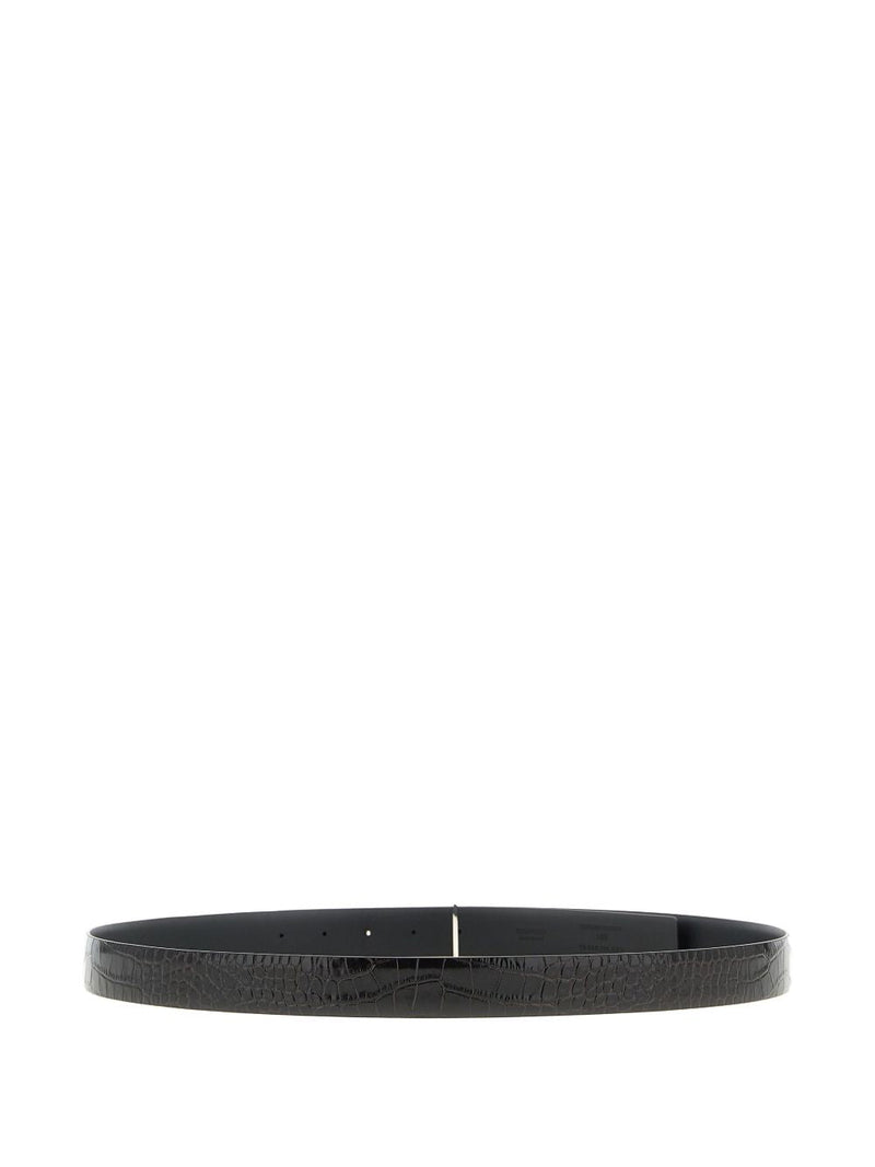 Tom Ford Reversible Leather Belt — Brown
