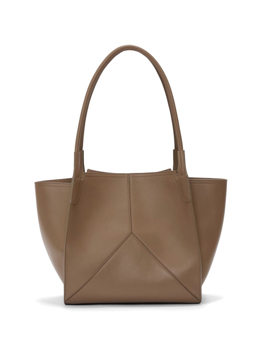 Victoria Beckham Calf Leather Tote Bag — Gray