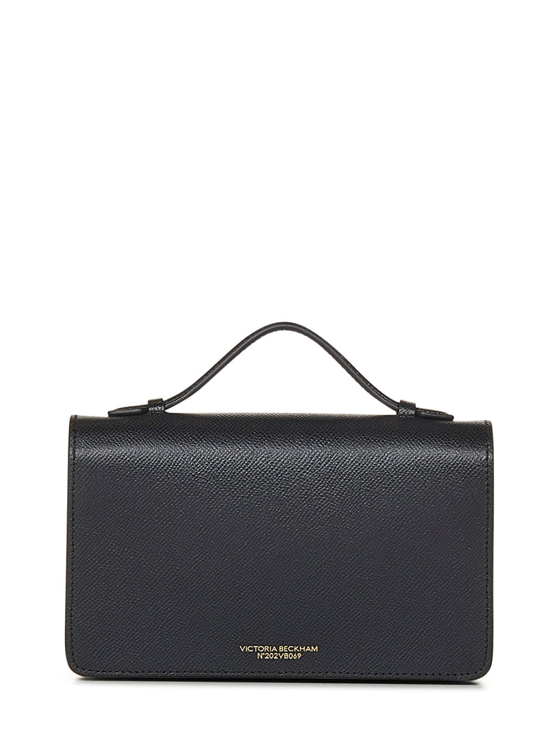 Victoria Beckham Calfskin Shoulder Bag — Black